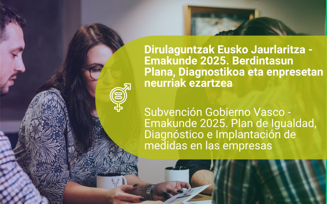 Subvención para implantar un Plan de Igualdad en la Empresa 2025