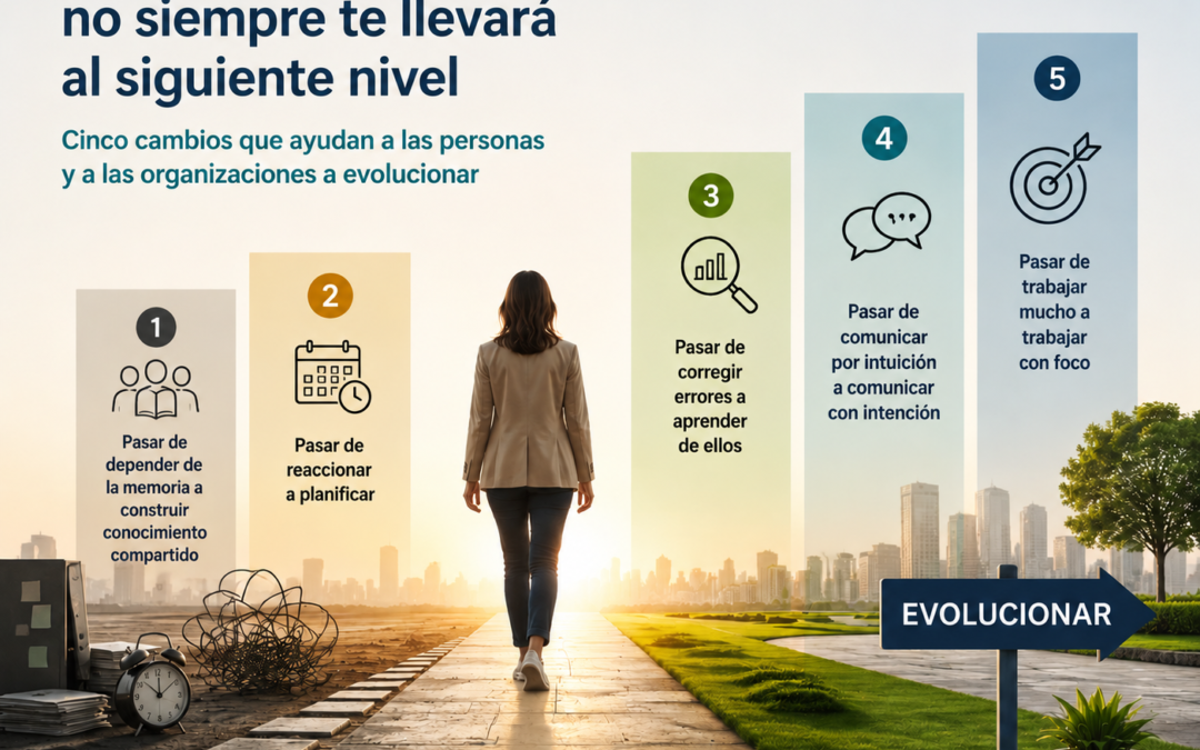 Lo que te ha traído hasta aquí no siempre te llevará al siguiente nivel
